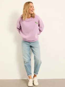 FatFace Sweet Pea Graphic Crew Sweat