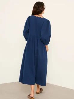 FatFace Textured Midi Dress
