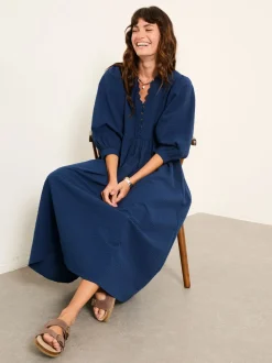 FatFace Textured Midi Dress