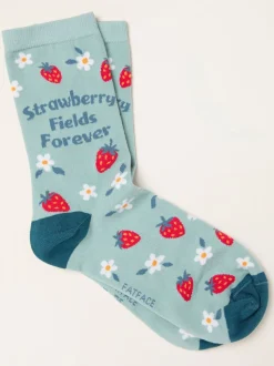FatFace The Beatles Strawberry Fields Socks