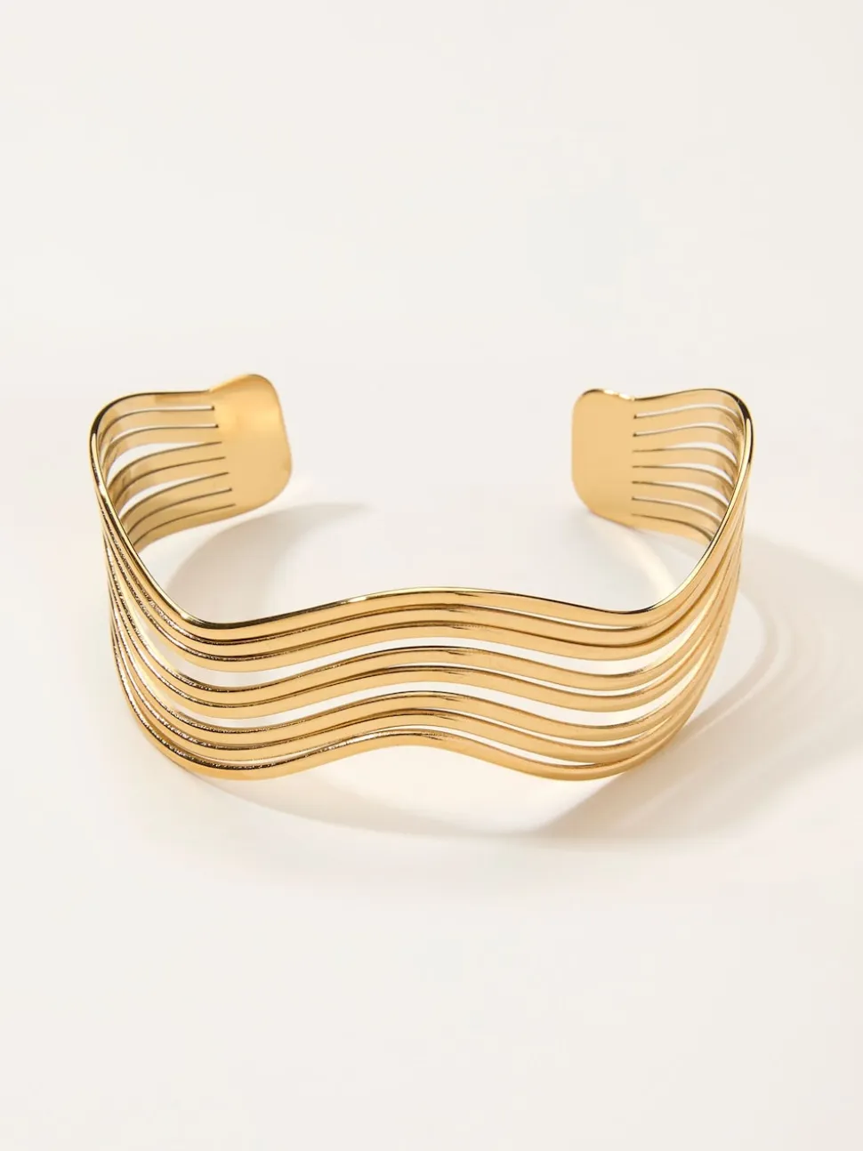 FatFace Wavy Cuff Bracelet