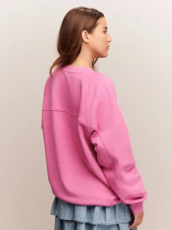 Felroze - Relaxed Fit Heavyweight Longline Crew Neck Sweatshirt
