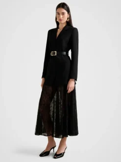 Forever New Fallon Blazer 2-In-1 Lace Dress