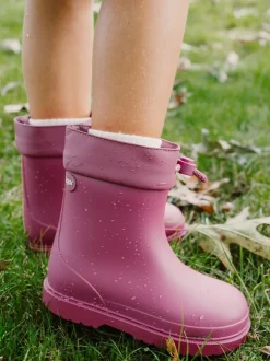 Framboosroze - Igor waterdichte Bimbi Euri enkellange regenlaarzen
