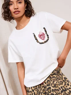Friends Like These Amour Leopard Short Sleeve Pyjamas