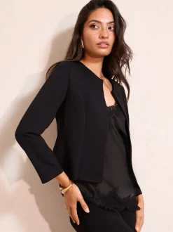 Friends Like These Black Seam Detail Jacket