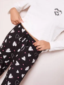 Friends Like These Bonne Nuit Heart Long Sleeve Pyjamas