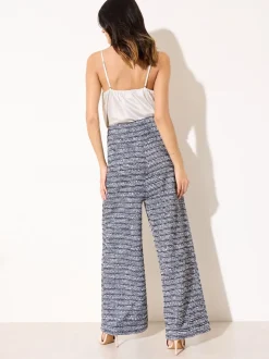Friends Like These Boucle Wide Leg Trousers