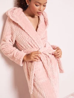 Friends Like These Chevron Cable Robe