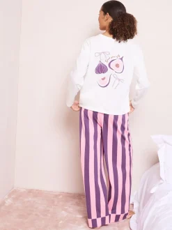 Friends Like These Don’t Give A Fig Long Sleeve Pyjamas