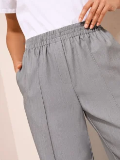 Friends Like These Elasticated Waist Pull On Tailored Trousers
