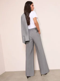 Friends Like These Elasticated Waist Pull On Tailored Trousers
