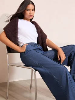 Friends Like These Everyday Elastic Wide Leg Jeans