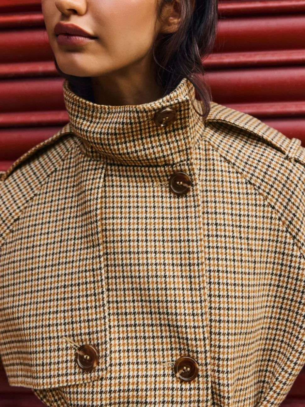 Friends Like These Funnel Neck Belted Jacket