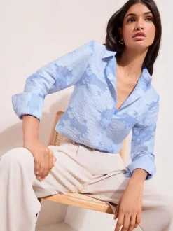 Friends Like These Long Sleeve Textured Shirt