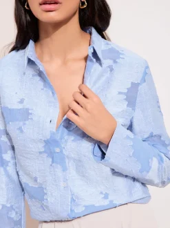 Friends Like These Long Sleeve Textured Shirt