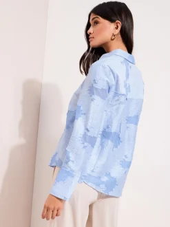 Friends Like These Long Sleeve Textured Shirt