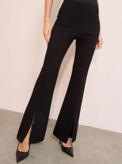 Friends Like These Sculpting Stretch Split Flare Trousers