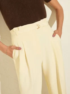 Friends Like These Tapered Belted Tailored Trousers