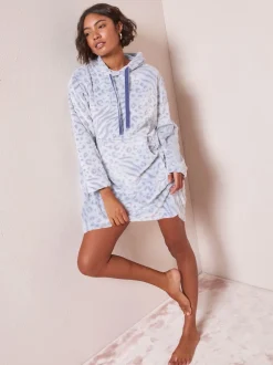 Friends Like These Zebra Snoodie Robe