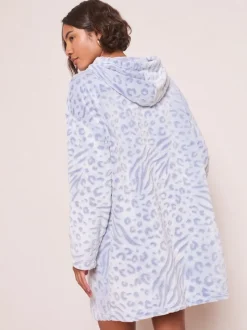 Friends Like These Zebra Snoodie Robe