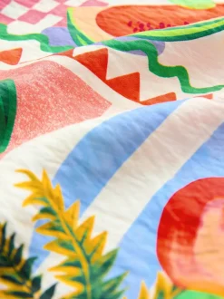Fruitprint - Halflange zomerslipdress