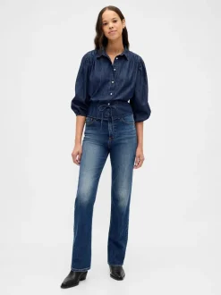 Gap Denim Elasticated Waist Top