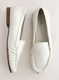 Gebroken wit - Forever Comfort® Soft Ruched Loafers