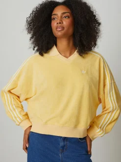 Geel - adidas originals Towel V-Neck Top