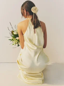 Geel - Corsage Haarelastiek