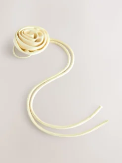 Geel - Corsage Haarelastiek