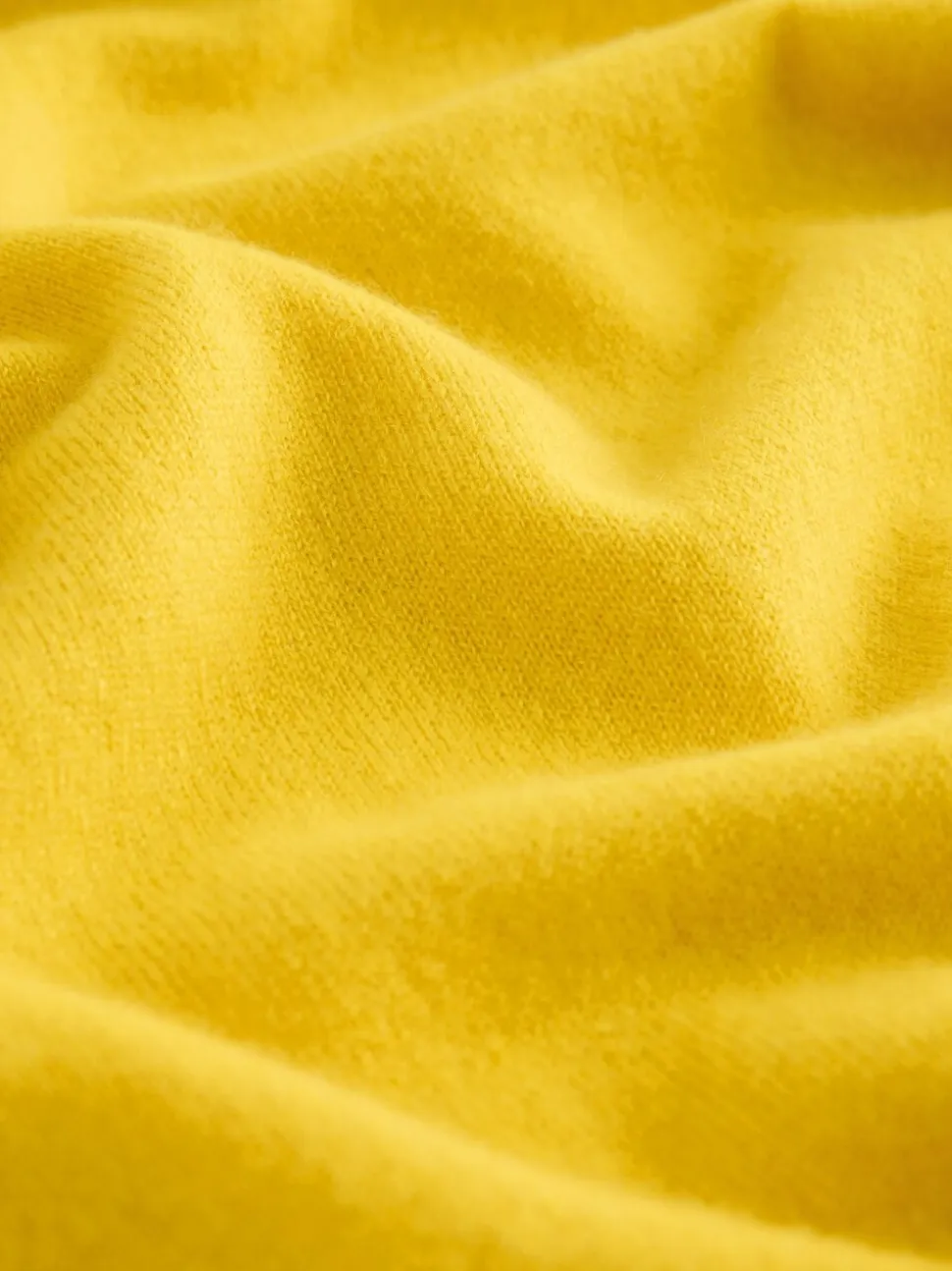 Geel - N.Premium 100% Cashmere Crew Neck Jumper