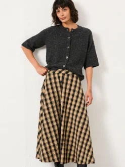 Geruite midirok van FatFace