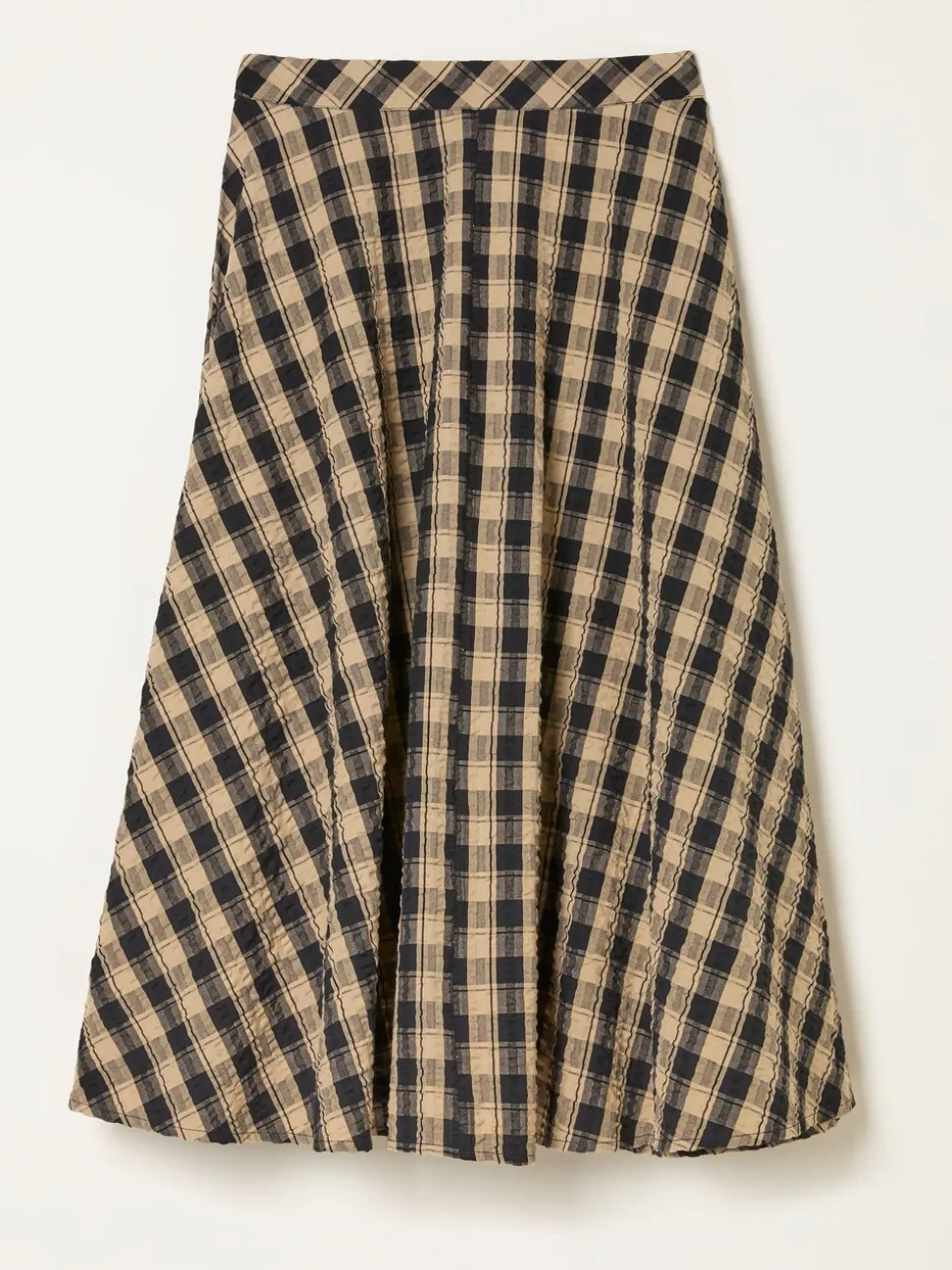 Geruite midirok van FatFace