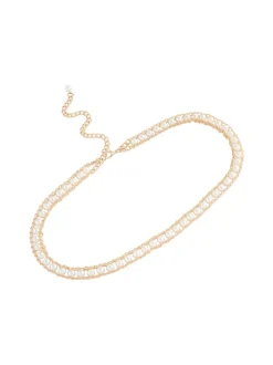Gold Tone Pearl Bead - Kettingriem