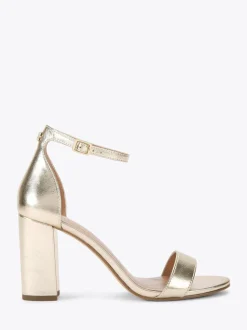Goud - Carvela Capo sandalen met blokhak