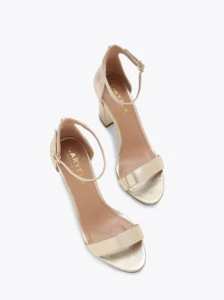 Goud - Carvela Capo sandalen met blokhak