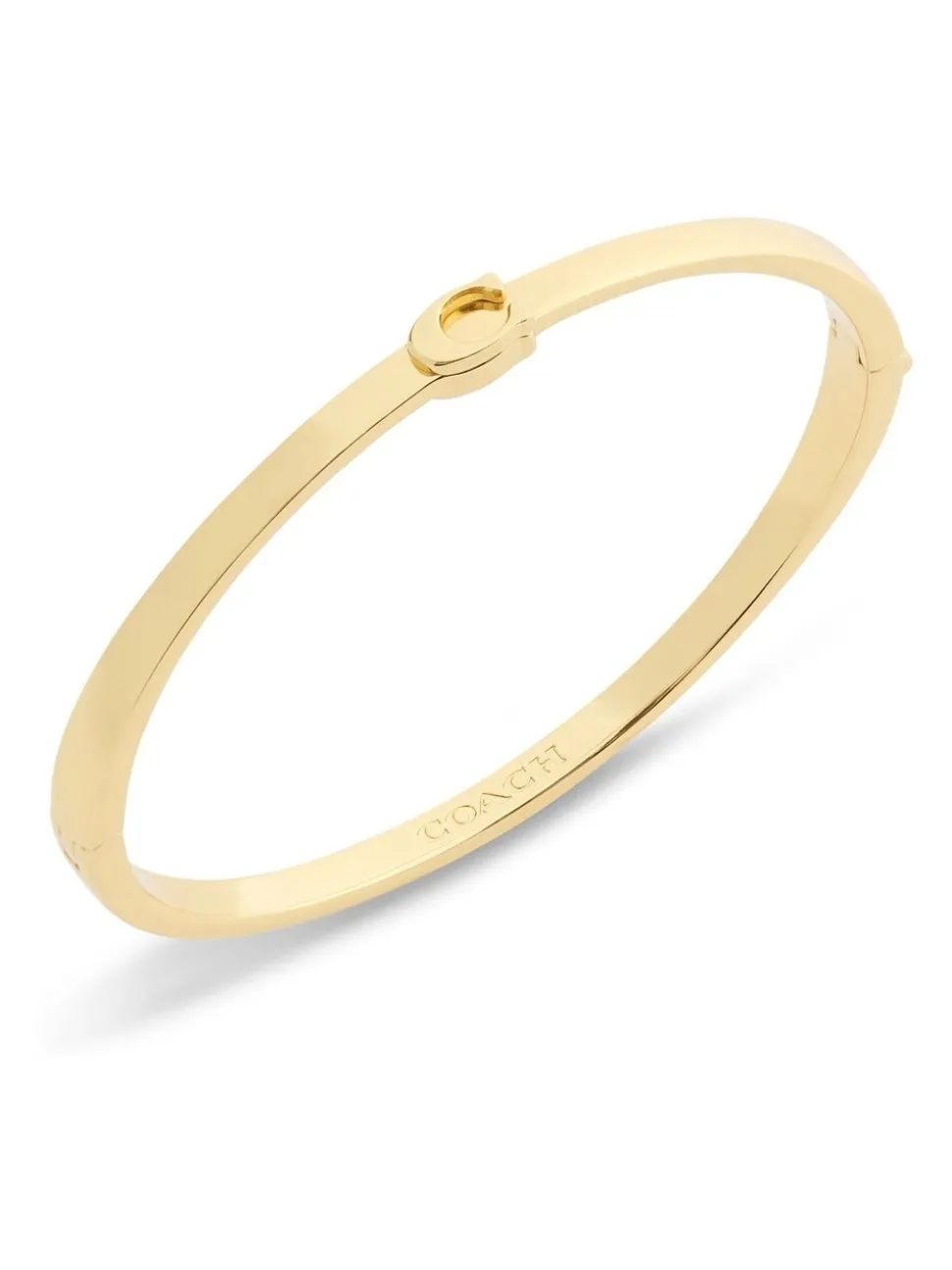 Goud - COACH Signature C Bangle Boxed Bracelet