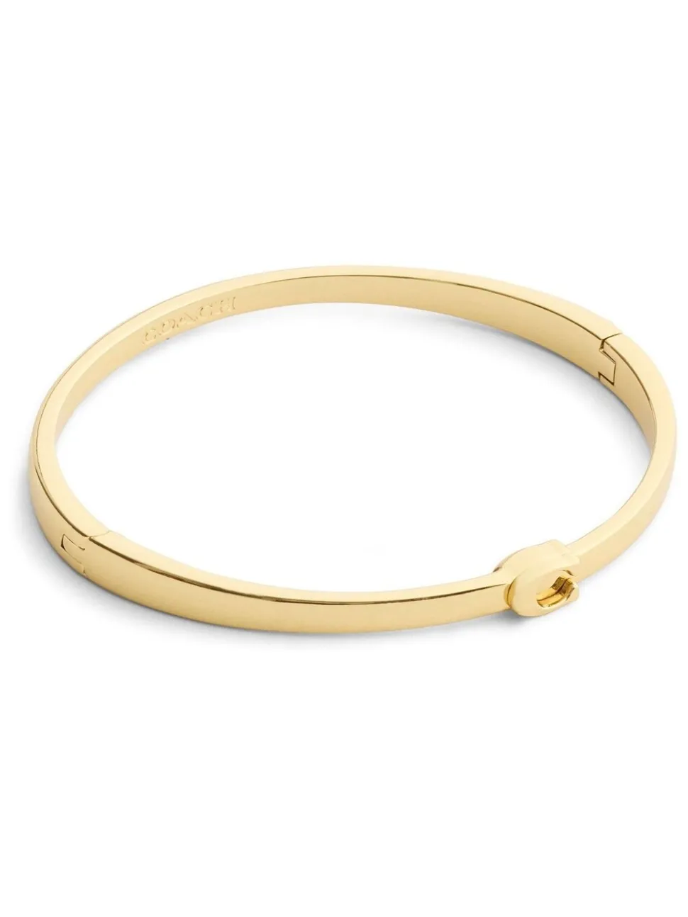 Goud - COACH Signature C Bangle Boxed Bracelet