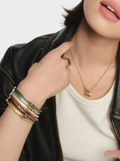 Goud - COACH Signature C Bangle Boxed Bracelet