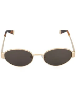 Goud - Dune London Glee Fashion Oval Sunglasses