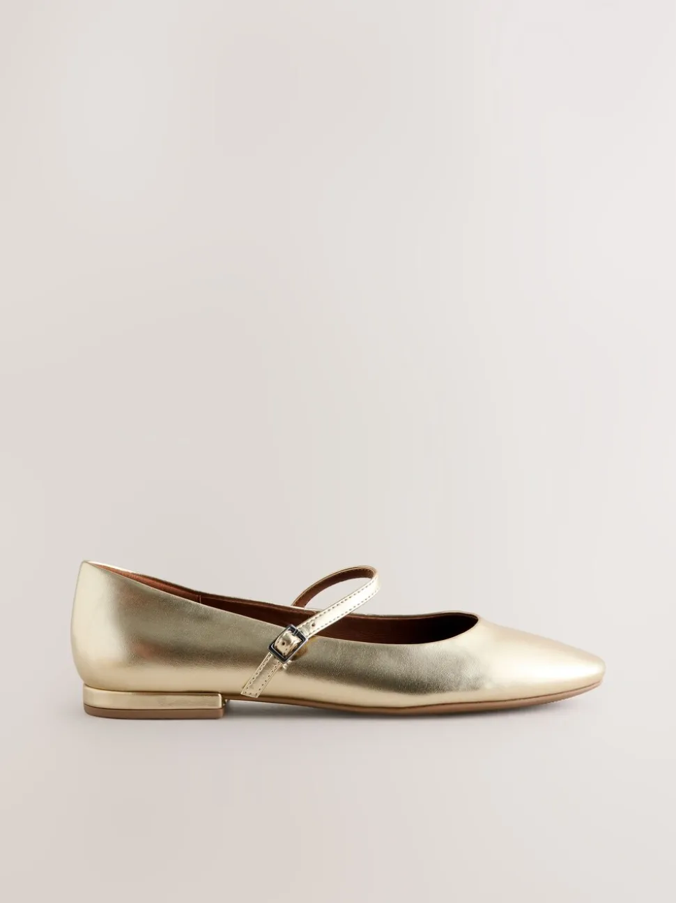 Goud - Forever Comfort® Mary Jane-schoenen met vierkante neus
