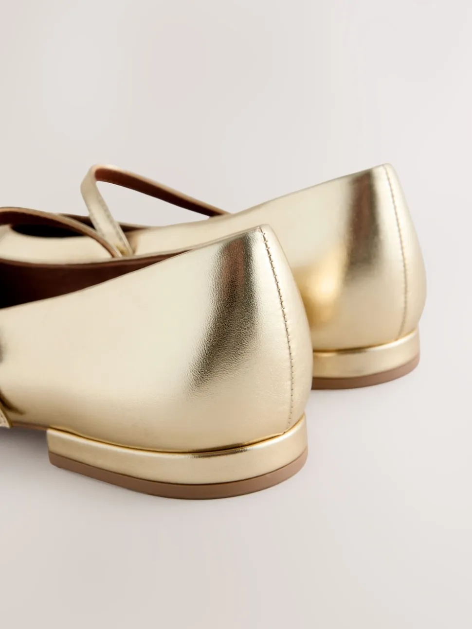 Goud - Forever Comfort® Mary Jane-schoenen met vierkante neus