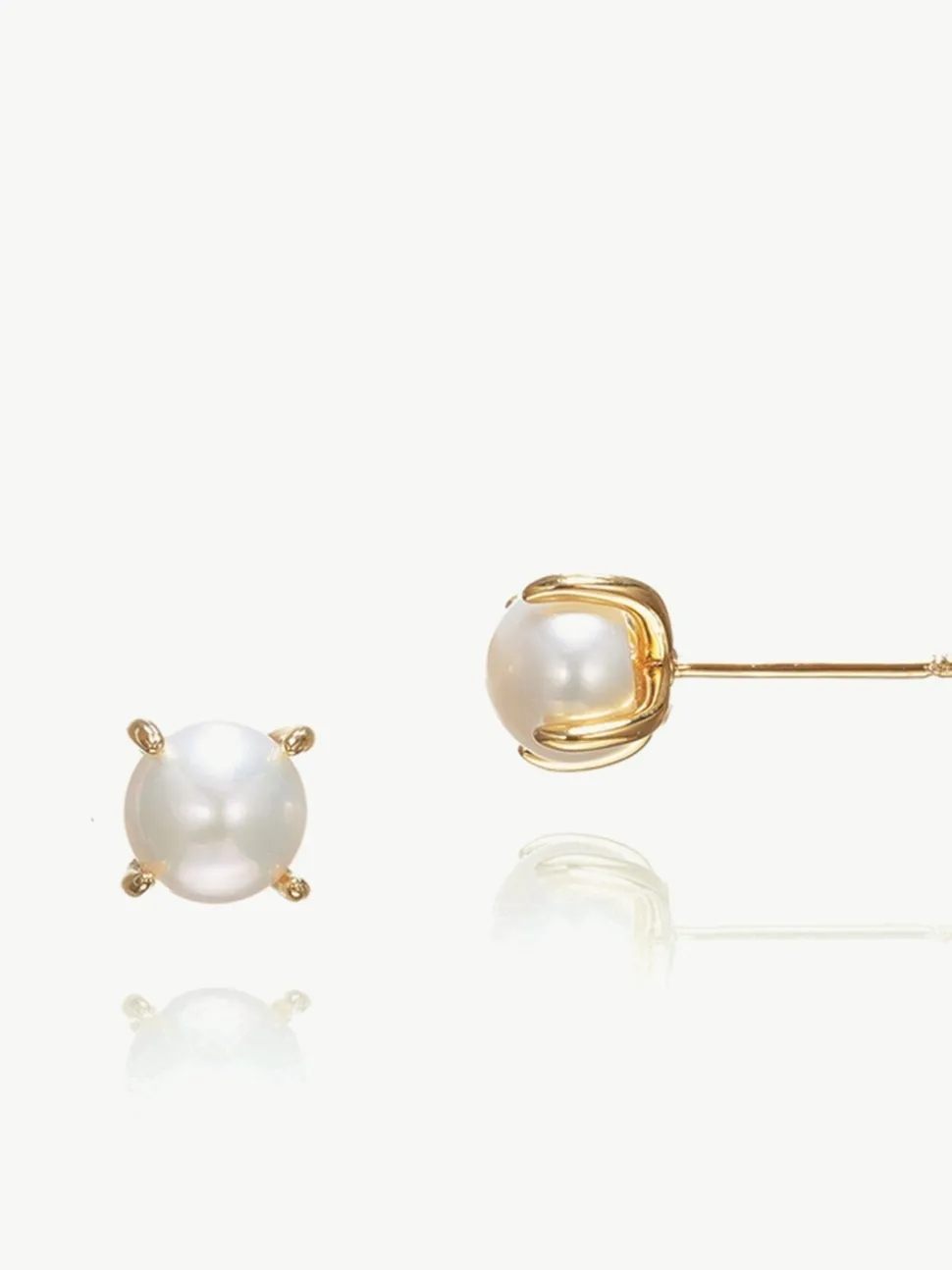 Goud - Ivory & Co - Klassieke Kaïro oorknopjes met parel