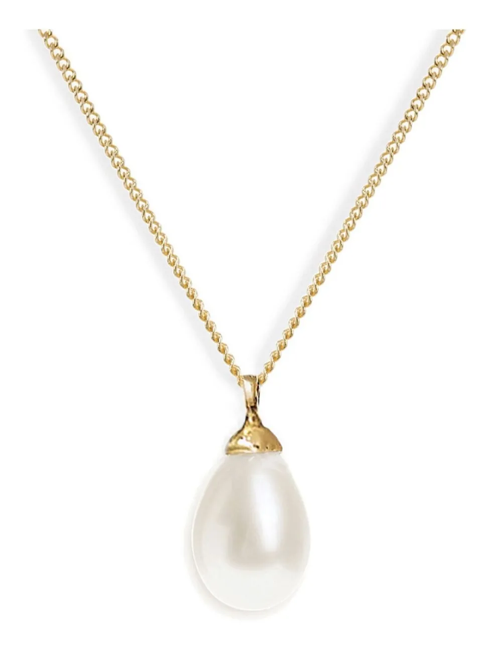 Goud - Ivory & Co Westbury ketting met parelhanger