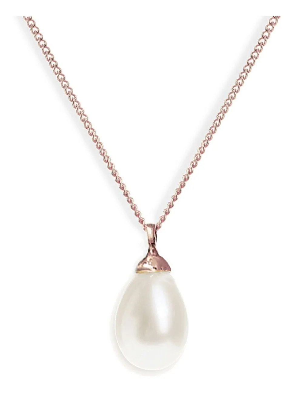 Goud - Ivory & Co Westbury ketting met parelhanger