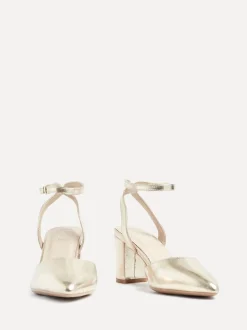 Goud - Linzi Lori pumps met spitse neus en wijde pasvorm