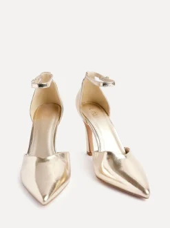 Goud - Linzi Moira Classic Stiletto Court Heels