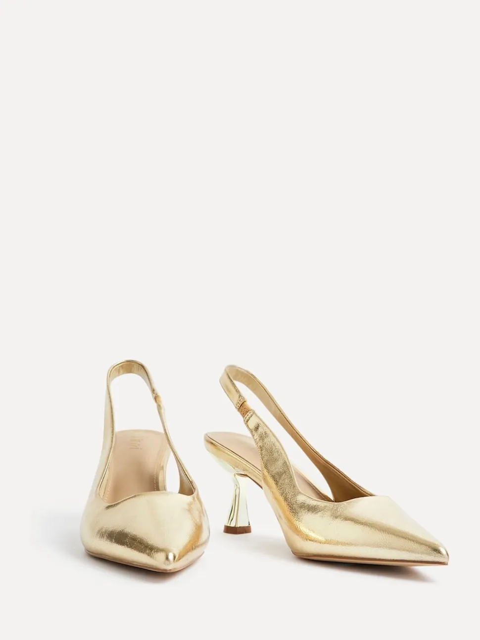 Goud - Linzi Presley pumps met naaldhakken en spitse neus