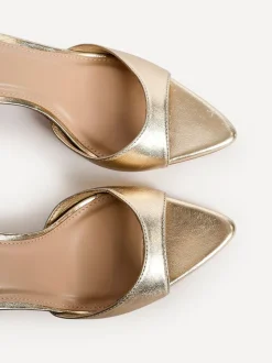 Goud - Linzi Wanted Pointed Toe Stiletto Heels